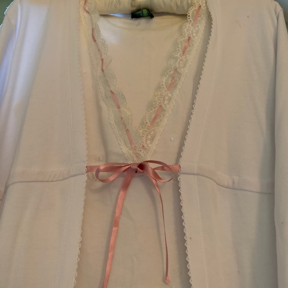 Maternity Nightgown and Robe Set - Picture 3 of 5